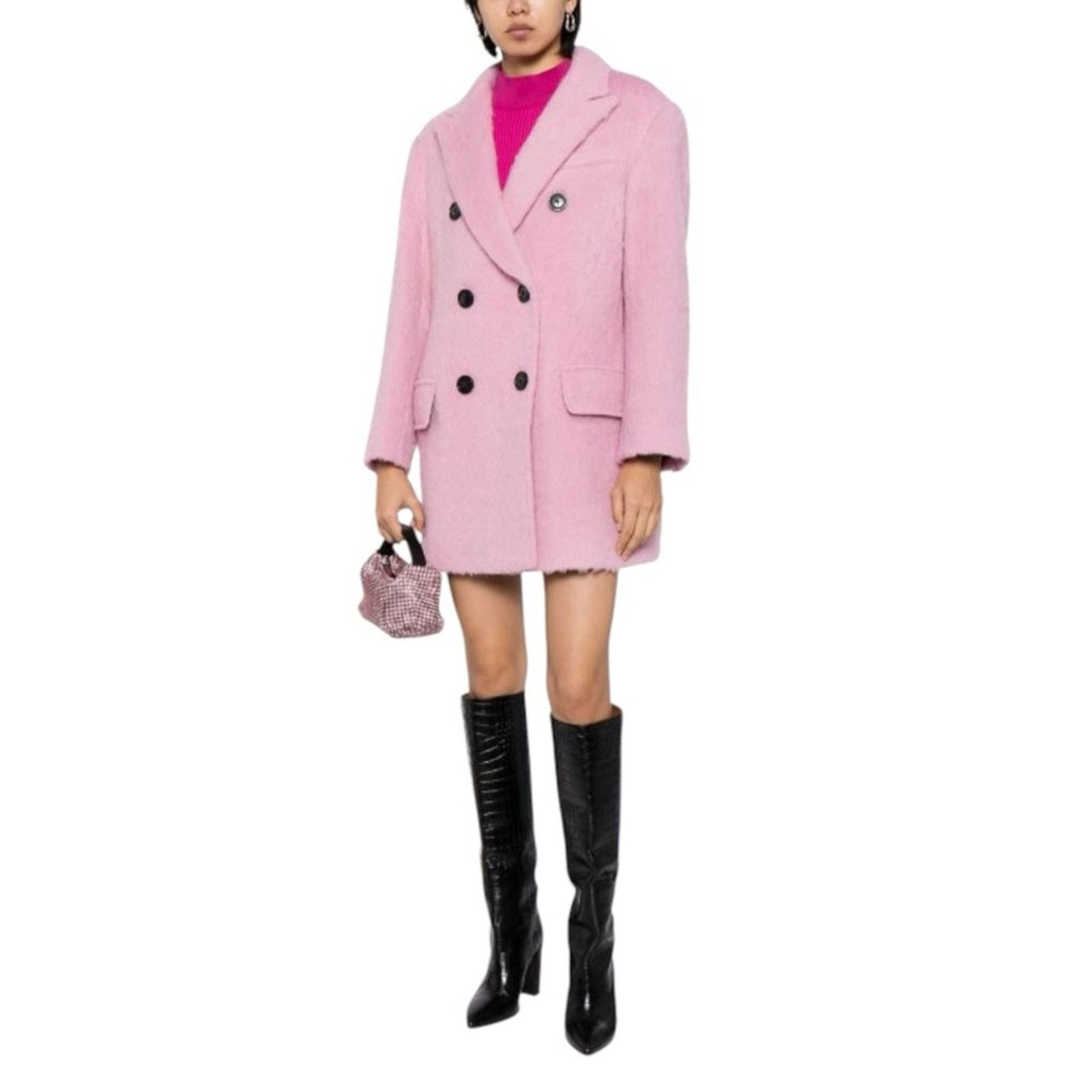 STAND STUDIO Stand Studio Esme Brushed Double Breast Coat size US2 / EU32 Size XS / US 0-2 / IT 36-38 - 1 Thumbnail
