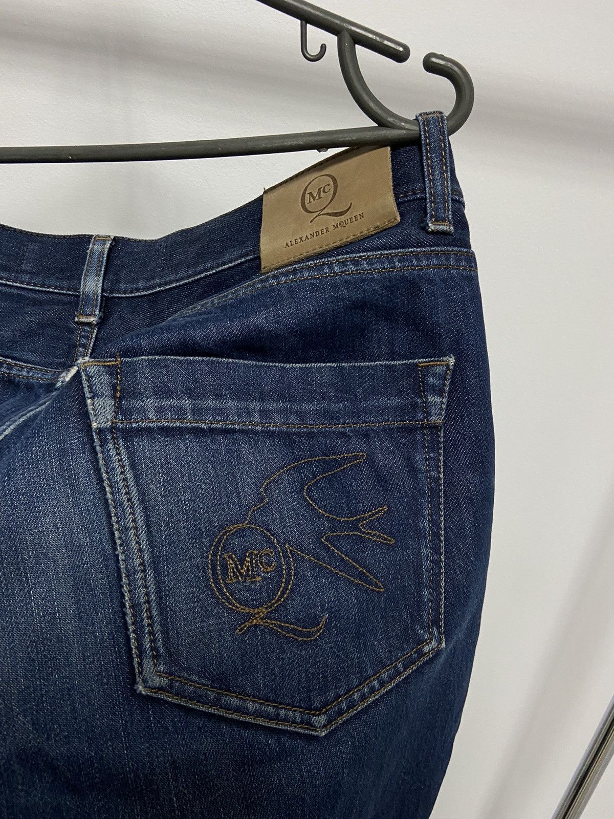 Alexander McQueen × Vintage Alexander McQueen Vintage jeans pants pocket Logo luxury Size US 32 / EU 48 - 2 Thumbnail