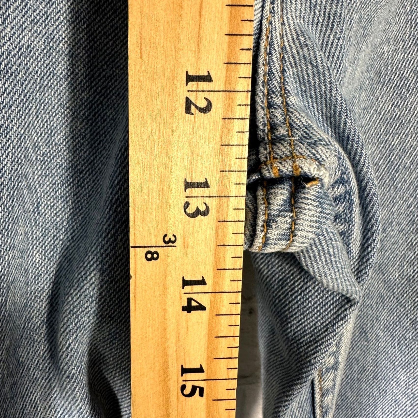 Levi's Levi's 560 Jeans Mens 40x30 Light Wash Tapered Leg 5-Pocket Denim Blue Comfort Fit Regular Inseam 28 Jeans Size US 40 / EU 56 - 3 Thumbnail