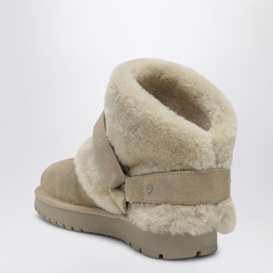 Burberry o1d2blof0824 Shearling Boots in Beige Size US 9 / IT 39 - 4 Thumbnail