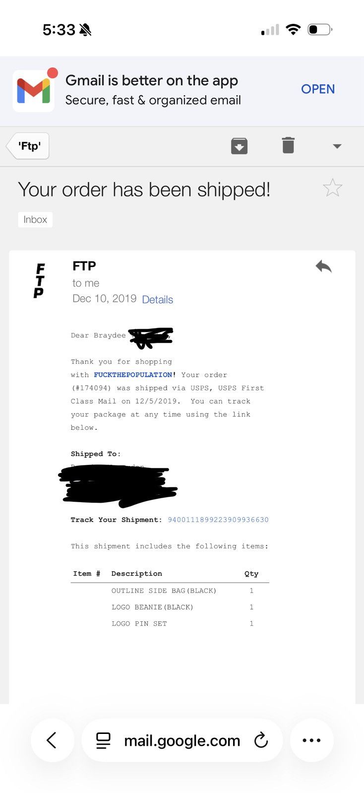 Fuck The Population Official FTP Logo Enamel Pin Set of 3 Size ONE SIZE - 5 Thumbnail