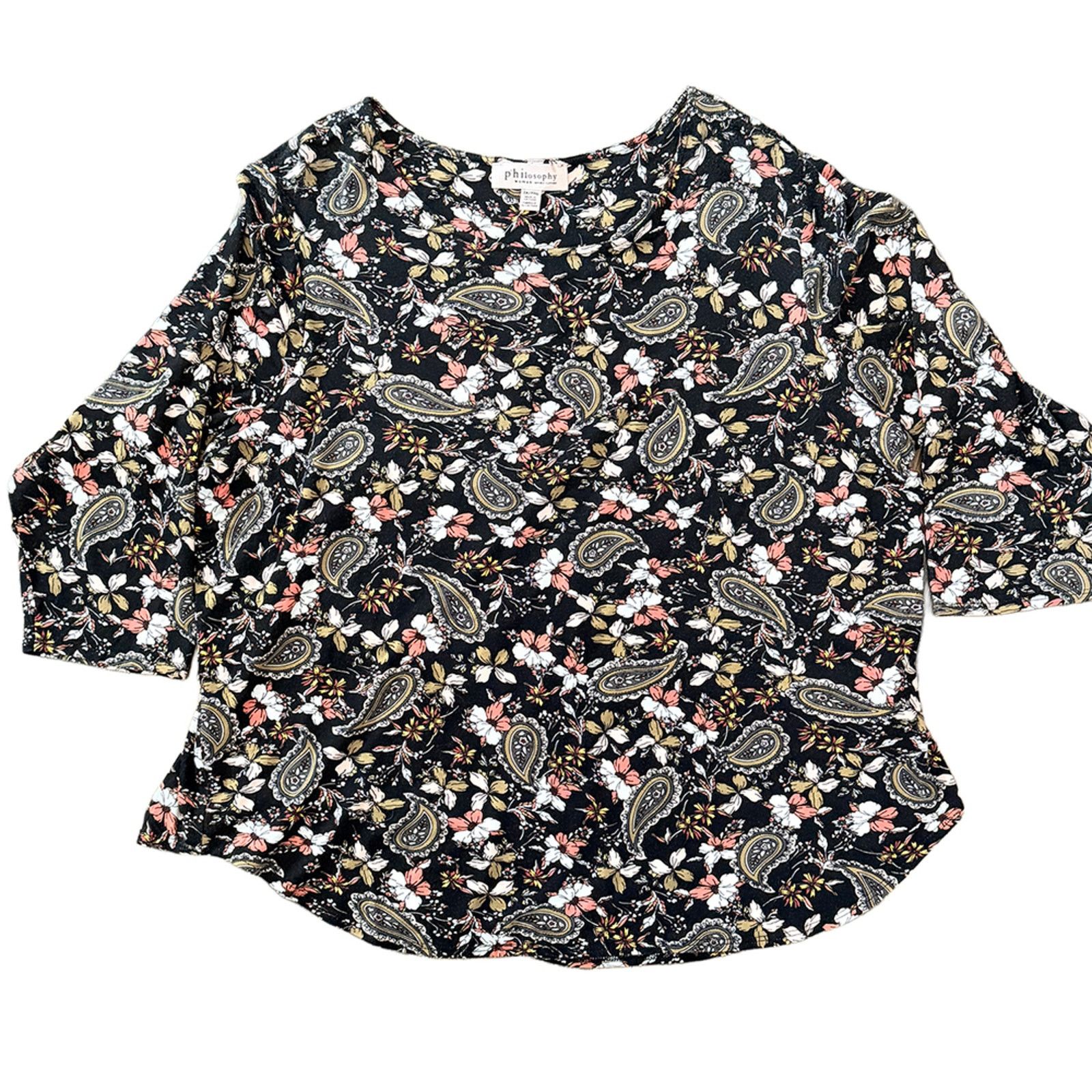 Other Philosophy 2Xlarge plus tall paisley Whimsy Indie retro Size XXL / US 16-18 / IT 52-54 - 4 Thumbnail