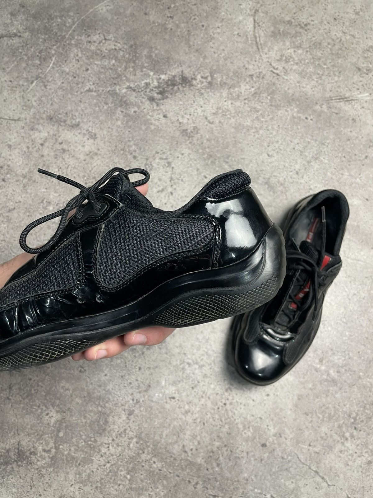 Prada Vintage Prada Americas Cup Rare Black sneakers shoes EU37 Size US 7 / IT 37 - 7 Thumbnail