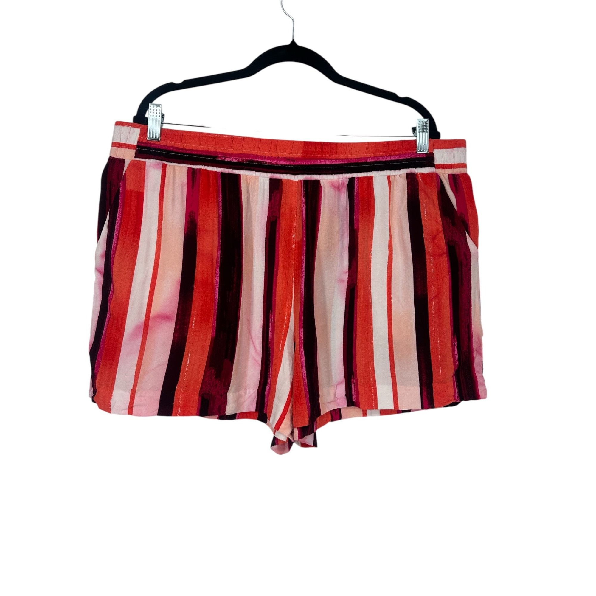 Apt. 9 Apt. 9 Shorts - Striped Rayon Pull-On - Size XL Size 38" / US 16 / IT 52 - 6 Thumbnail
