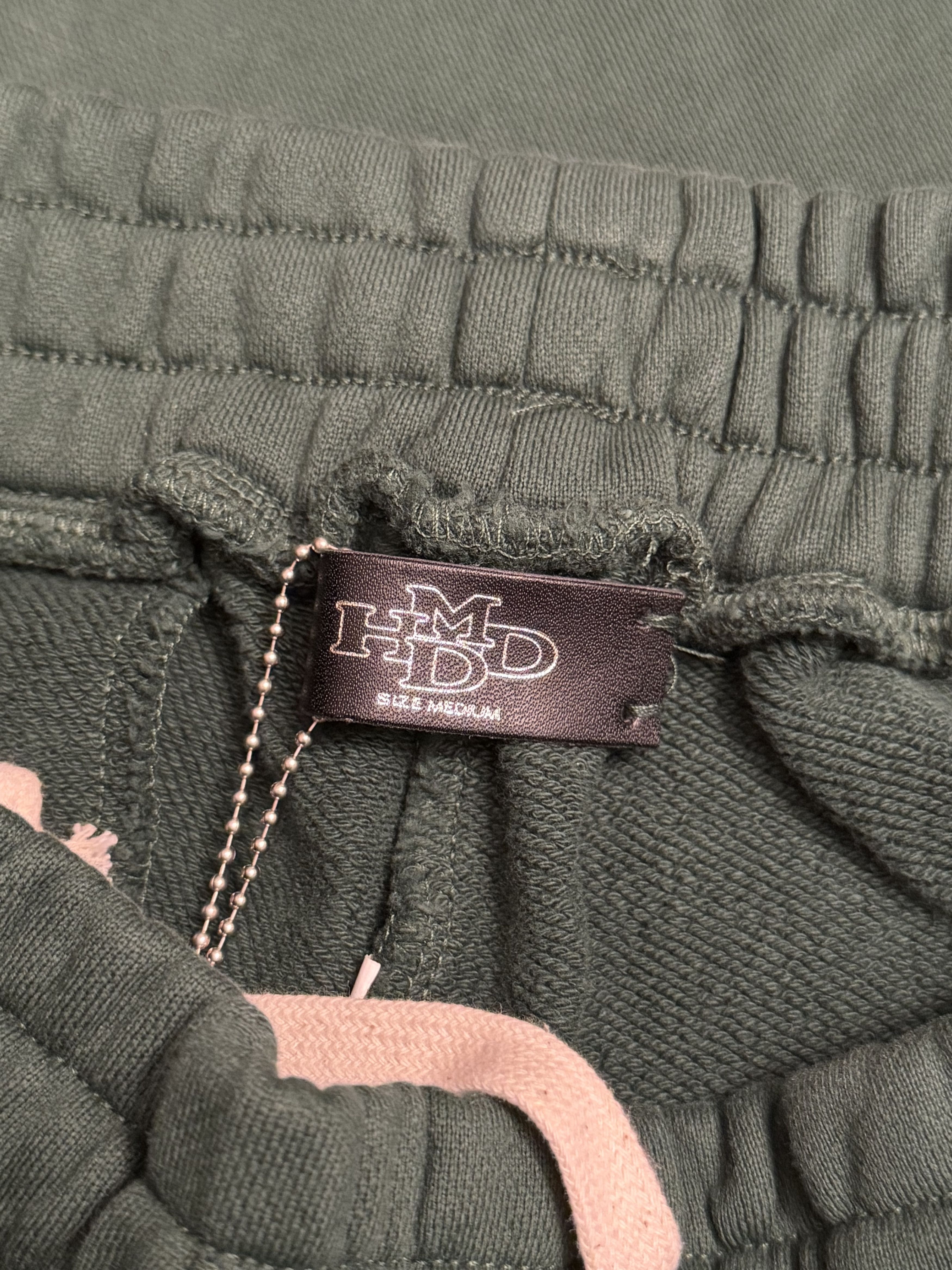 HMDD HMDD Green Flower Scrunch Sweats Size US 34 / EU 50 - 2 Thumbnail