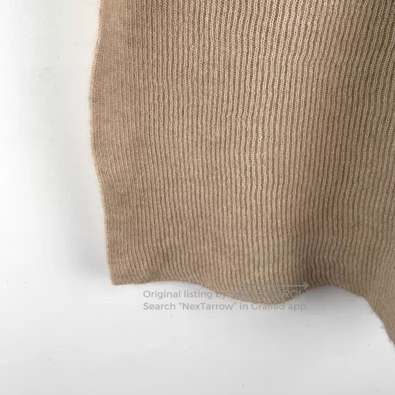 Brunello Cucinelli Brunello Cucinelli Brown Alpaca Wool Crew Neck Long Sleeve Size S / US 4 / IT 40 - 4 Thumbnail
