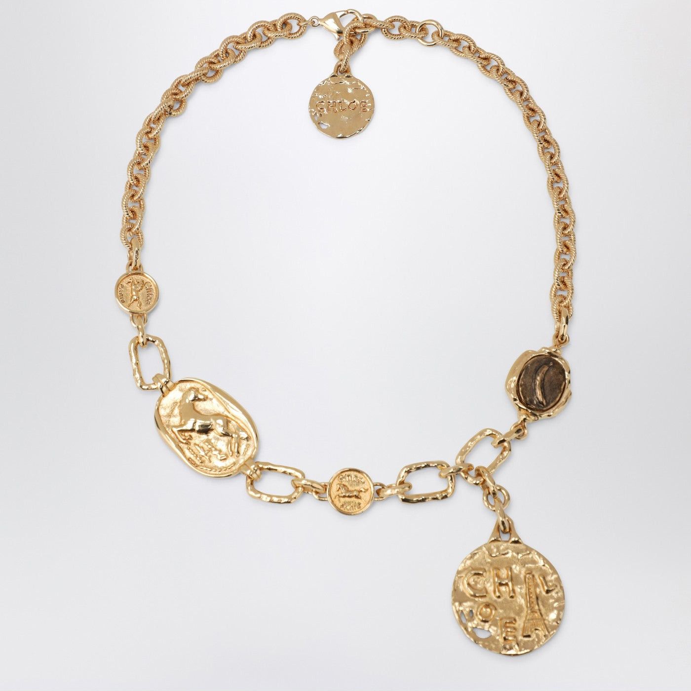 Chloe Chloe Gold Medals Choker Size ONE SIZE - 1 Thumbnail