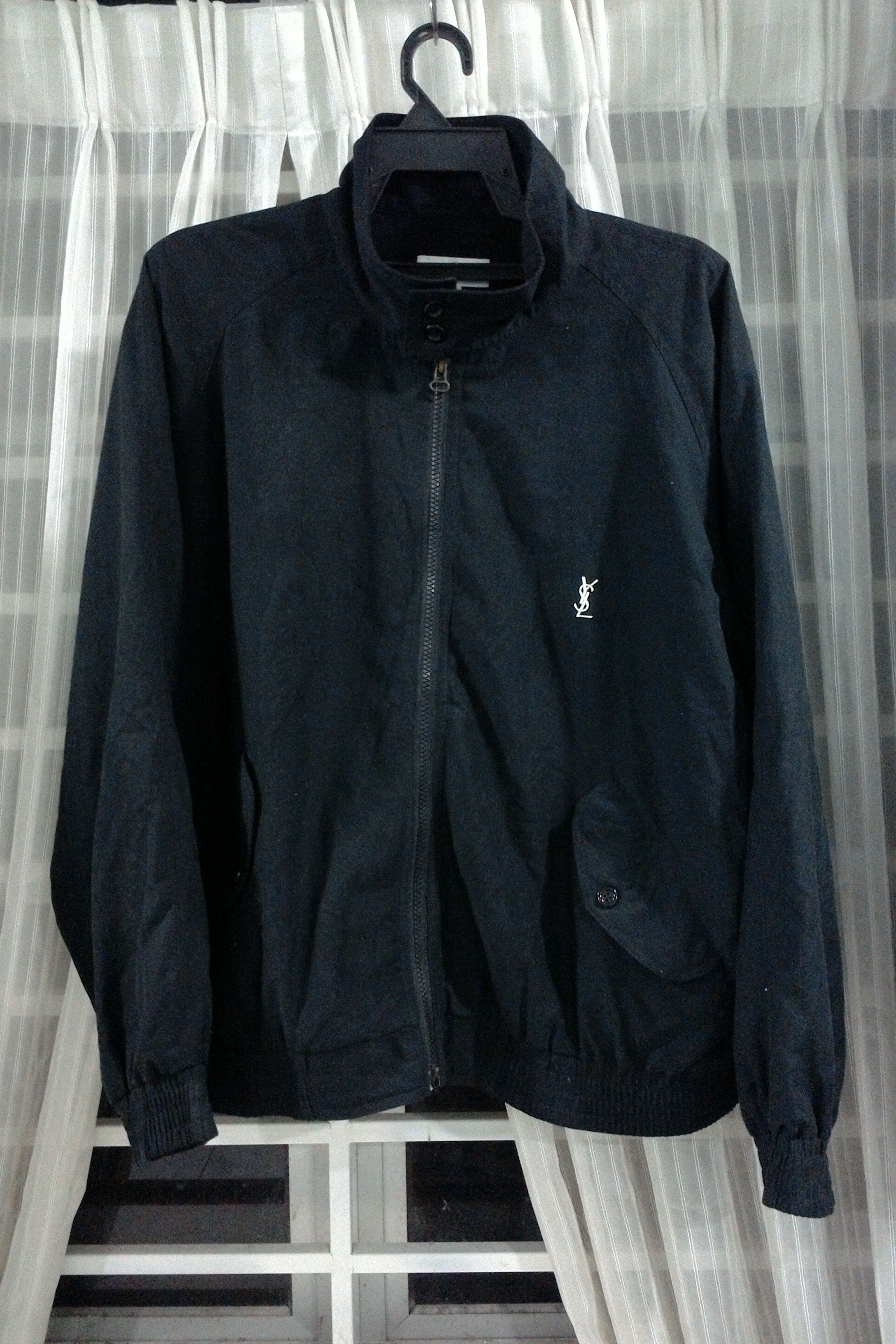 Japanese Brand × Yves Saint Laurent YSL pour homme Embordiery Big Logo Jacket Size US L / EU 52-54 / 3 - 1 Thumbnail