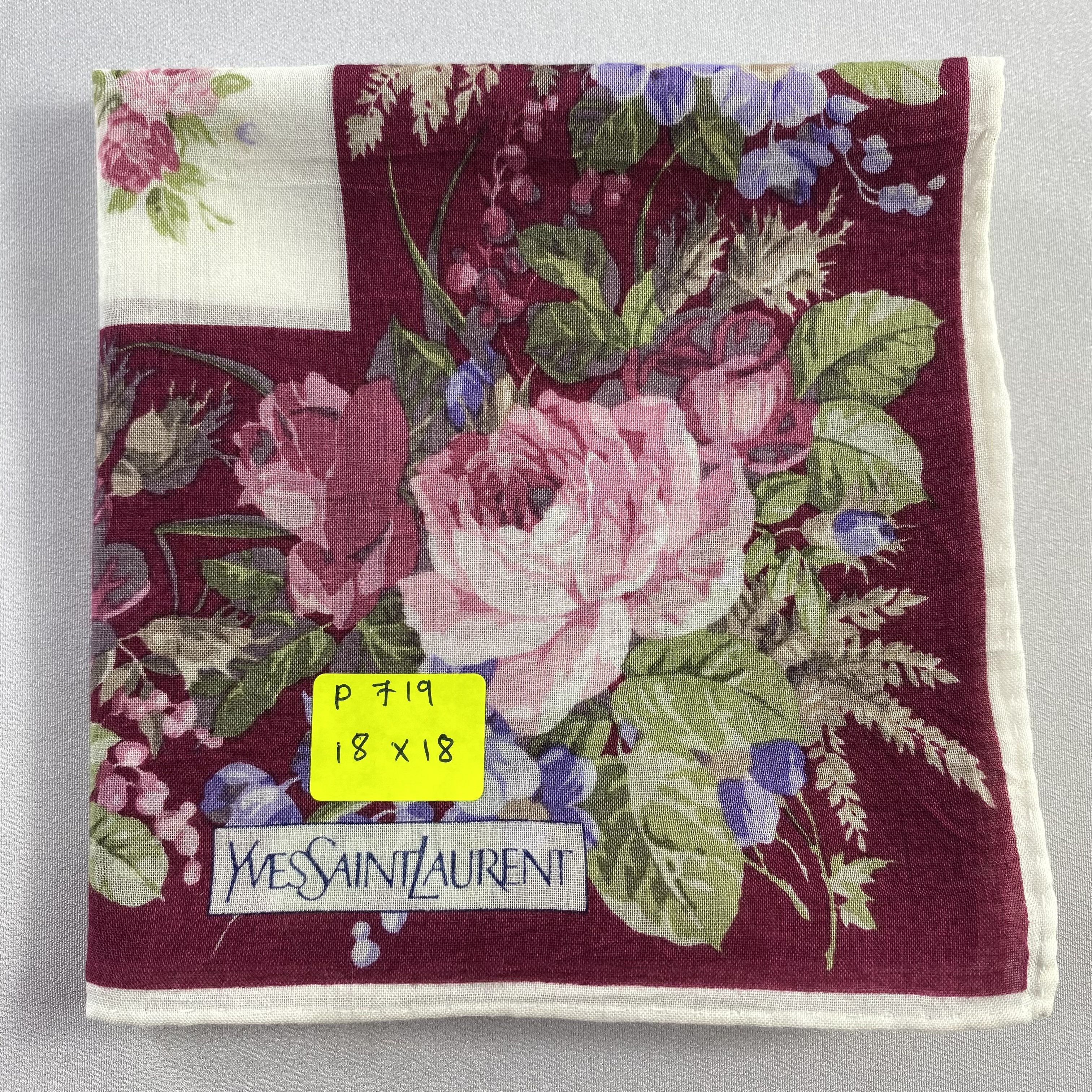 Vintage Yves Saint Laurent Neckerchief / Handkerchief-P719 Size ONE SIZE - 5 Thumbnail