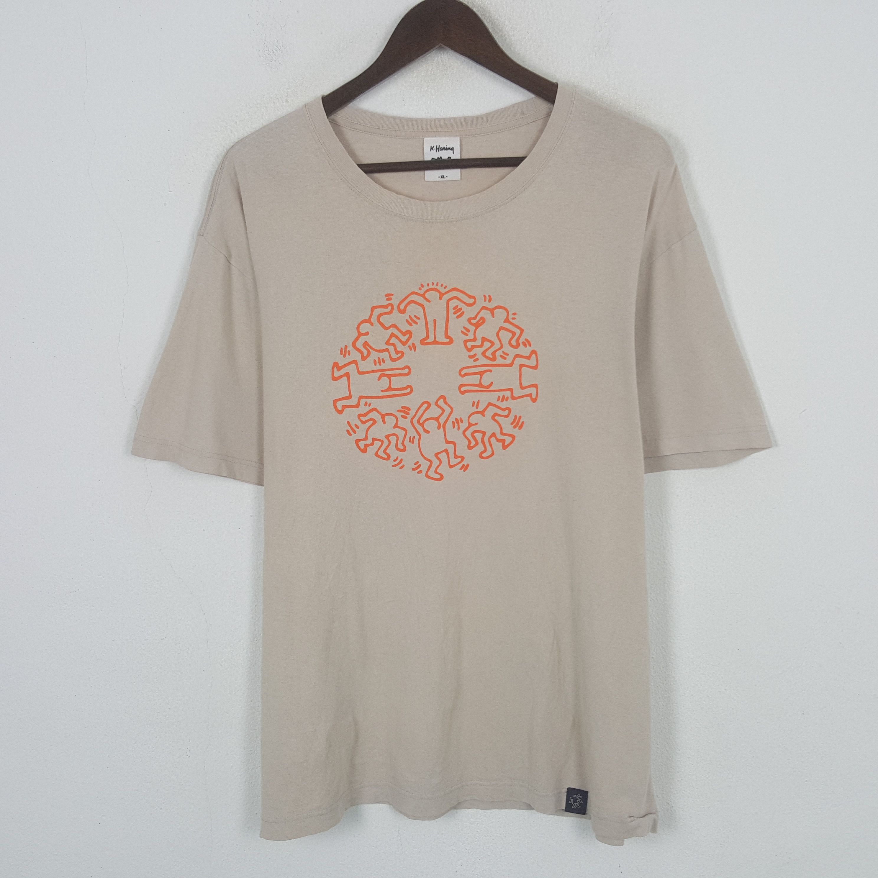 Keith Haring Vintage Keith Haring Art Tshirt Size US XL / EU 56 / 4 - 1 Thumbnail