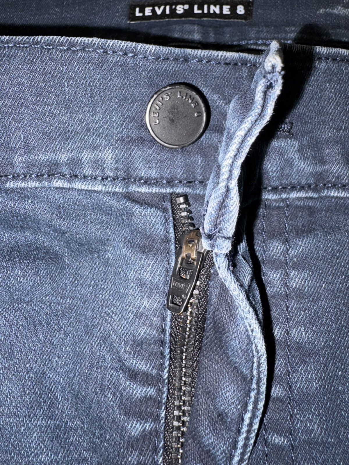 Levi's Vintage Clothing Levi’s Line 8 "Detective" 513 Slim Straight Denim Jeans Size US 40 / EU 56 - 7 Thumbnail