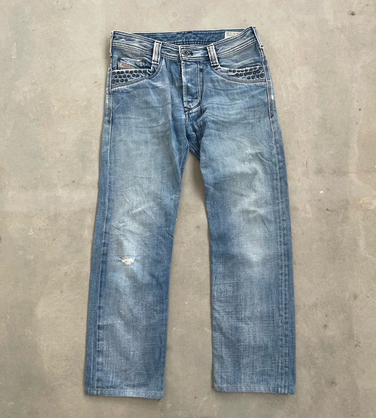 Diesel DIESEL TIMMEN STUDDED DENIM PANT Size US 31 - 1 Thumbnail