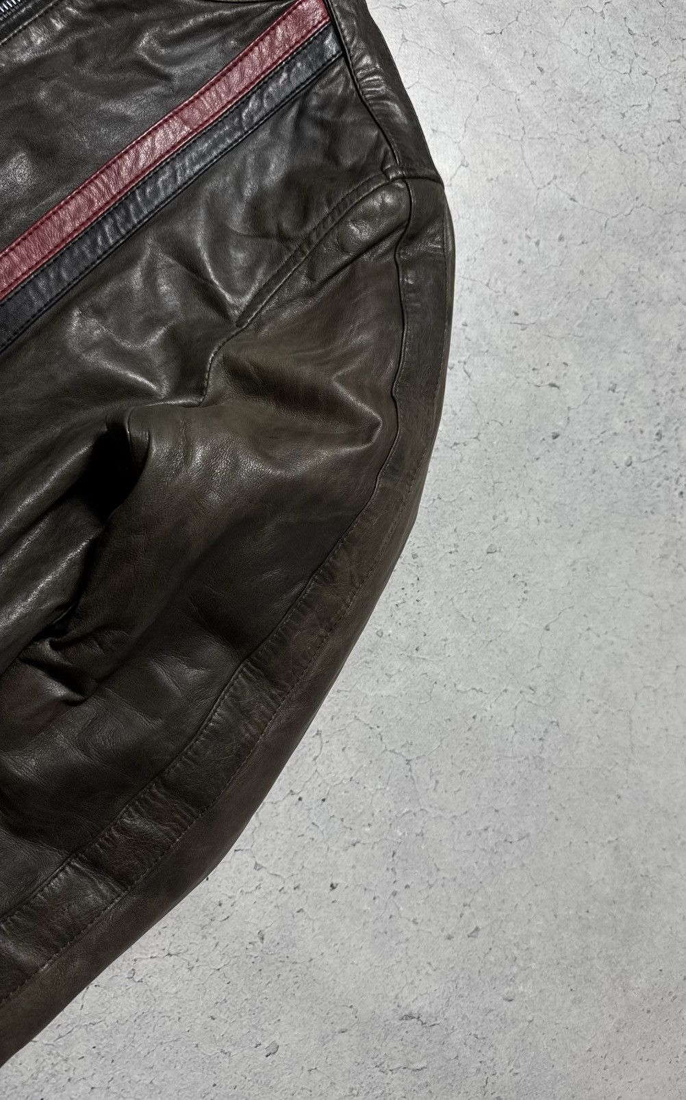 Diesel Diesel Women’s Vintage Leather Jacket Bike Rare Size XL / US 12-14 / IT 48-50 - 7 Thumbnail