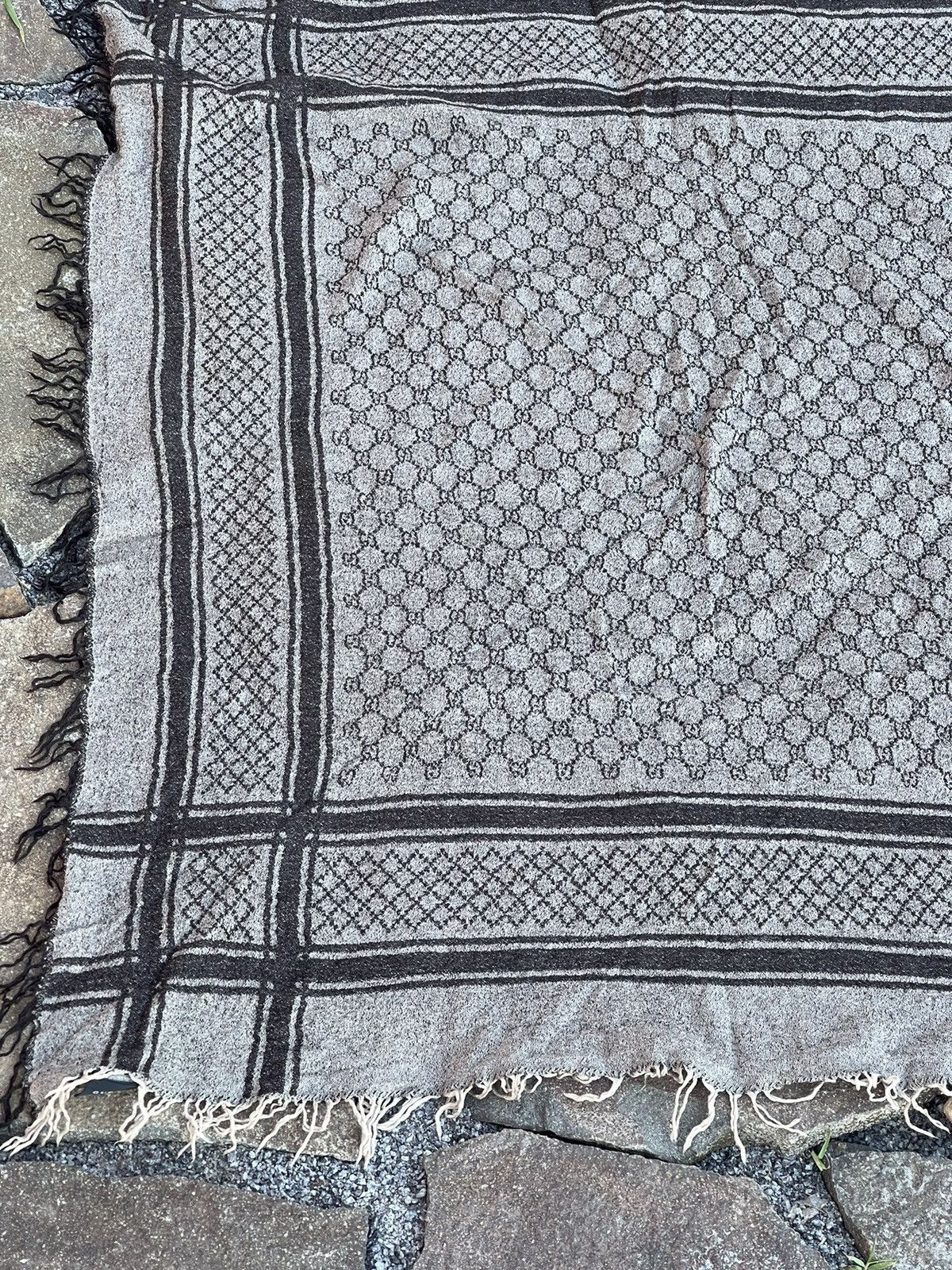 Gucci Gucci wool and Silk scarf gg monogram Size ONE SIZE - 8 Thumbnail