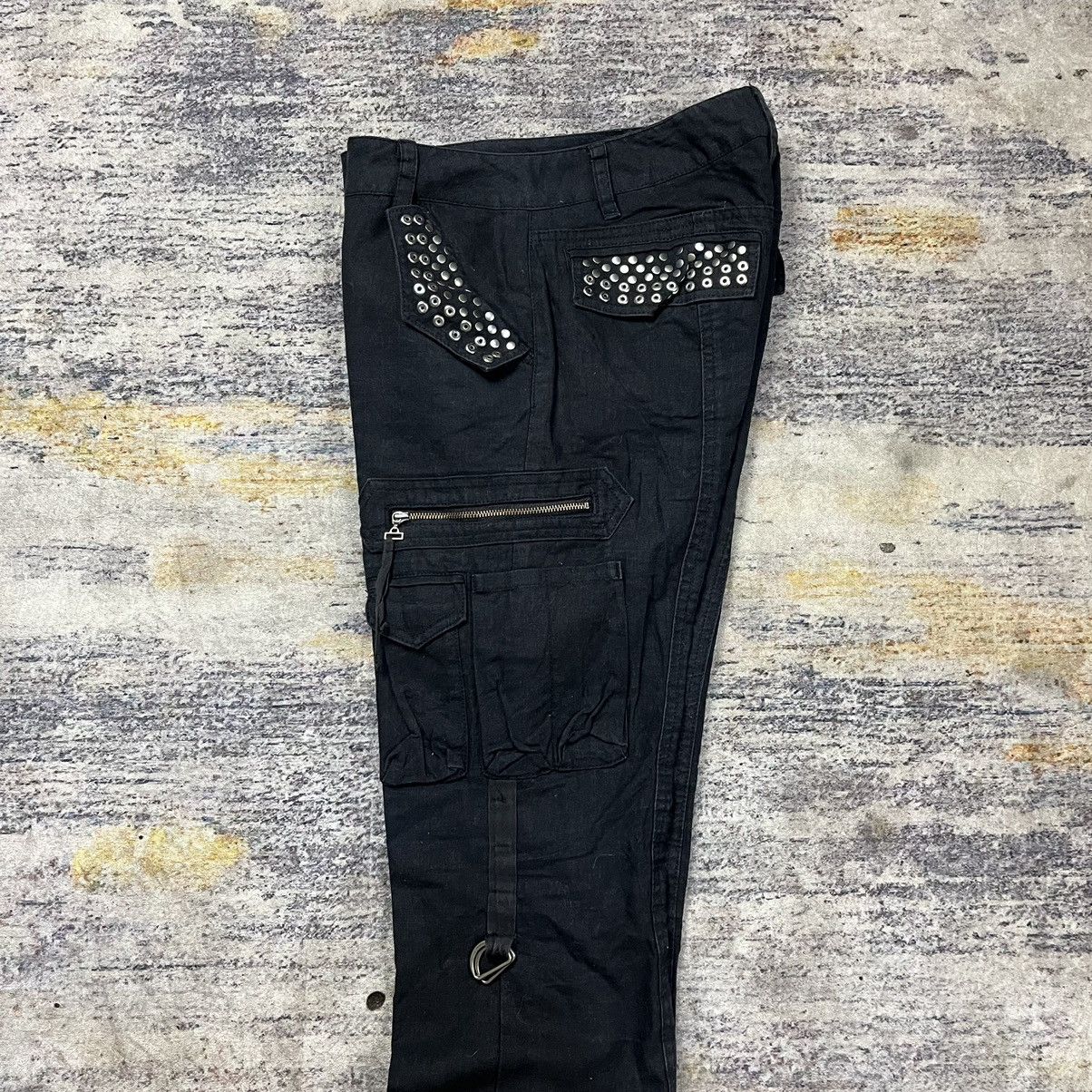 Tornado Mart Tornado Mart studded multi pocket cargo pants Size 28" / US 6 / IT 42 - 6 Thumbnail