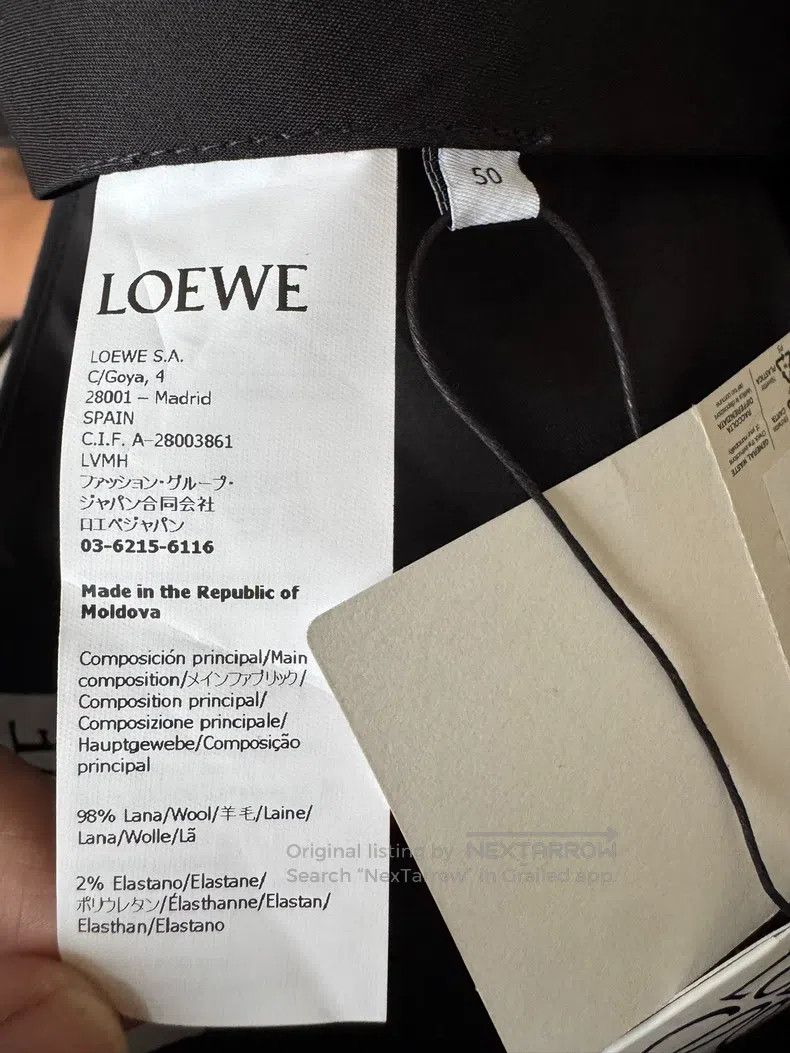 Loewe Loewe Dress Pants Size 50L - 4 Thumbnail