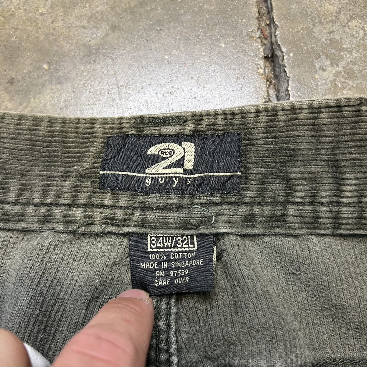 Vintage Vintage Rue21 Corduroy Double Knee Carpenter Pants Wide Leg Size US 34 / EU 50 - 9 Thumbnail