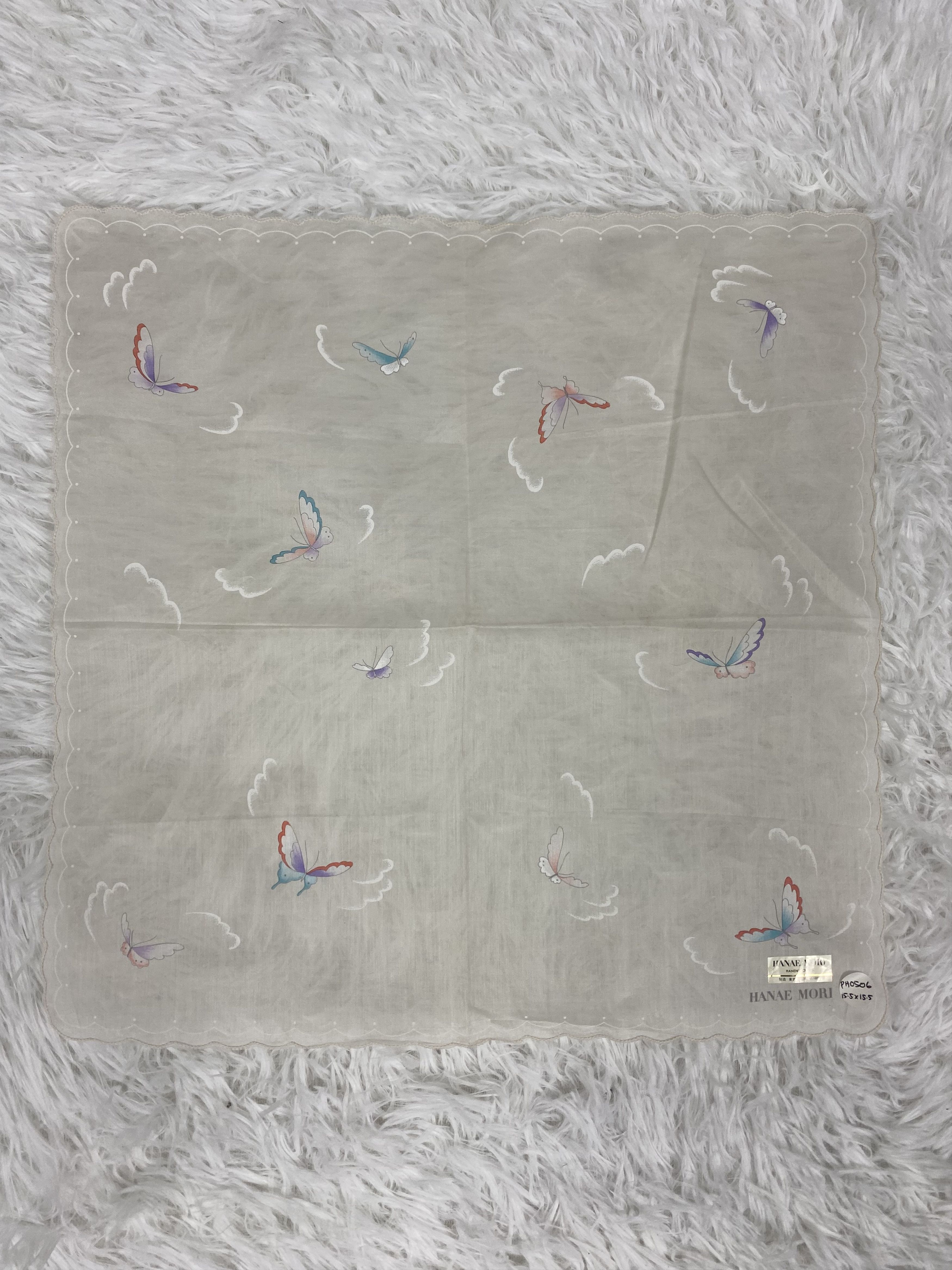 Hanae Mori Vintage Hanae Mori Handkerchief Neckerchief PH0506 Size ONE SIZE - 3 Thumbnail