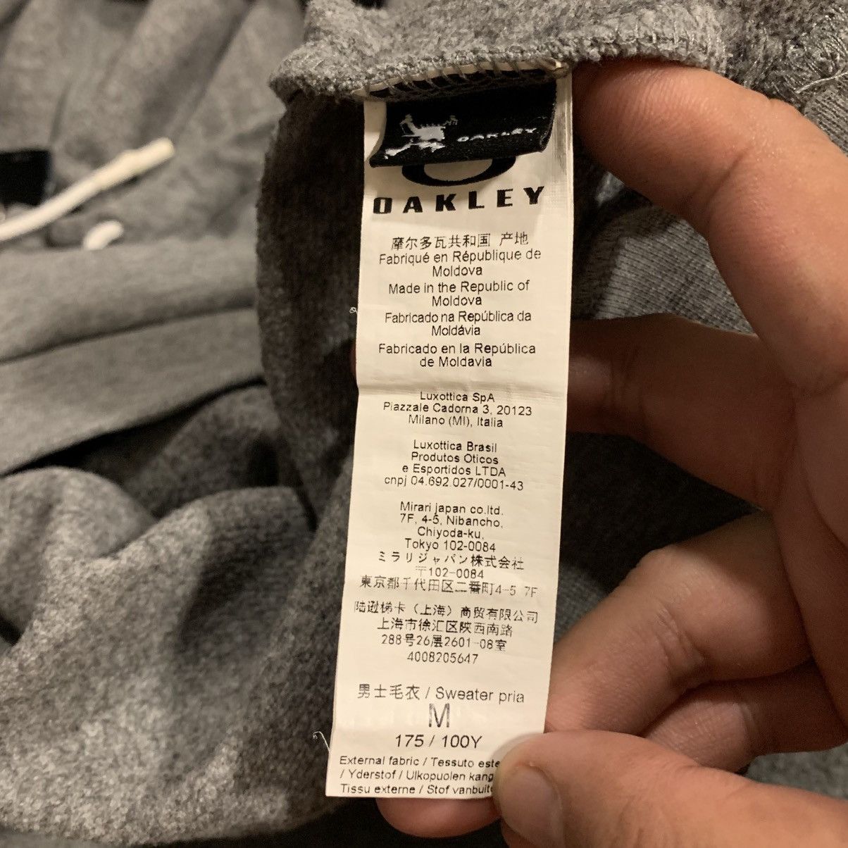 Oakley VINTAGE LATE 2000s OAKLEY QUARTER ZIP HOODIE Size US M / EU 48-50 / 2 - 10 Thumbnail