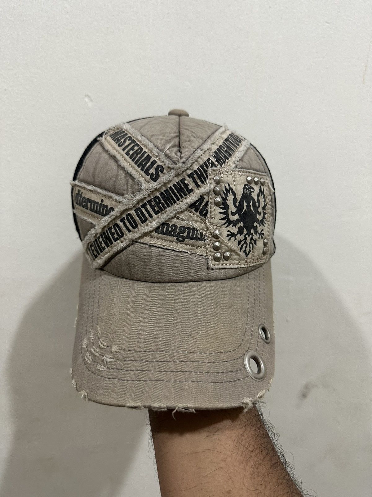 Japanese Brand VTG Distress Punk Rock Style Trucked Hat Size ONE SIZE - 2 Thumbnail