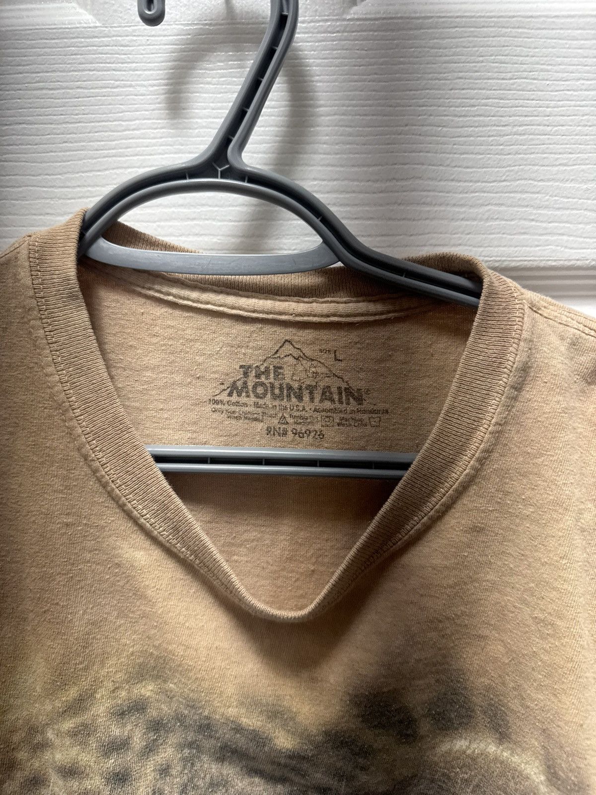 The Mountain The Mountain Cheetah Face Animal Face Faded Cotton Shirt Size US L / EU 52-54 / 3 - 3 Thumbnail