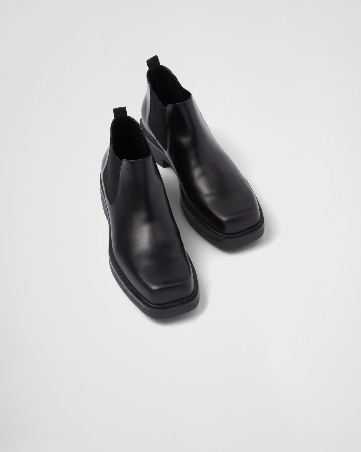 Prada Prada Brushed leather Chelsea boots Size US 11 / EU 44 - 3 Thumbnail