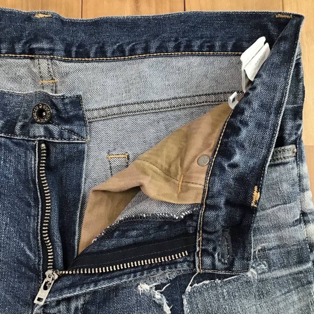 Bape BAPE Damaged denim pants 1st camo a bathing ape ★size M Size US 32 / EU 48 - 7 Thumbnail