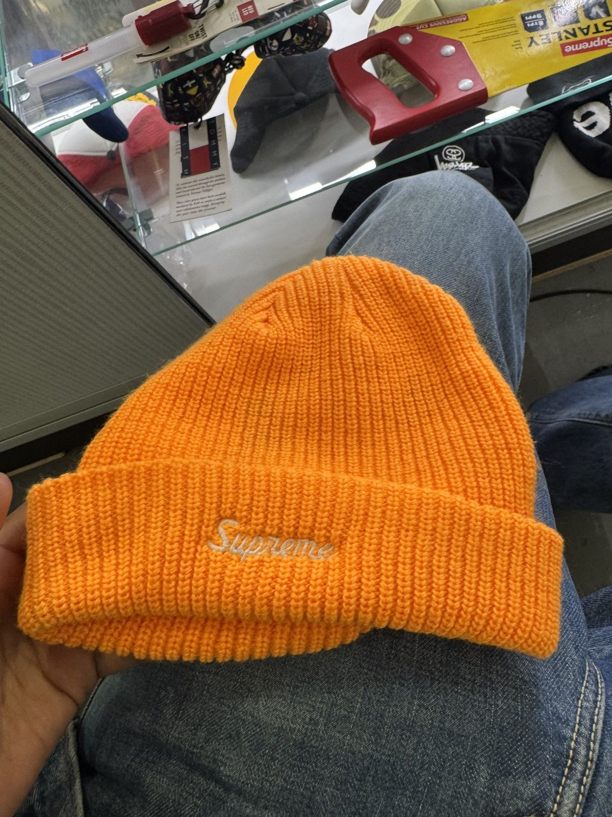 Supreme Supreme Knit Hat Orange Size ONE SIZE - 1 Thumbnail