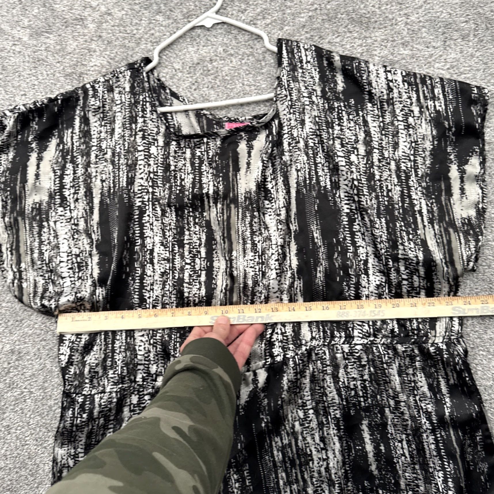 Vintage VINTAGE Y2K Peplum Top Womens 2X Plus Boho Abstract Edgy Grunge Chic Streetwear Size XXL / US 16-18 / IT 52-54 - 3 Thumbnail