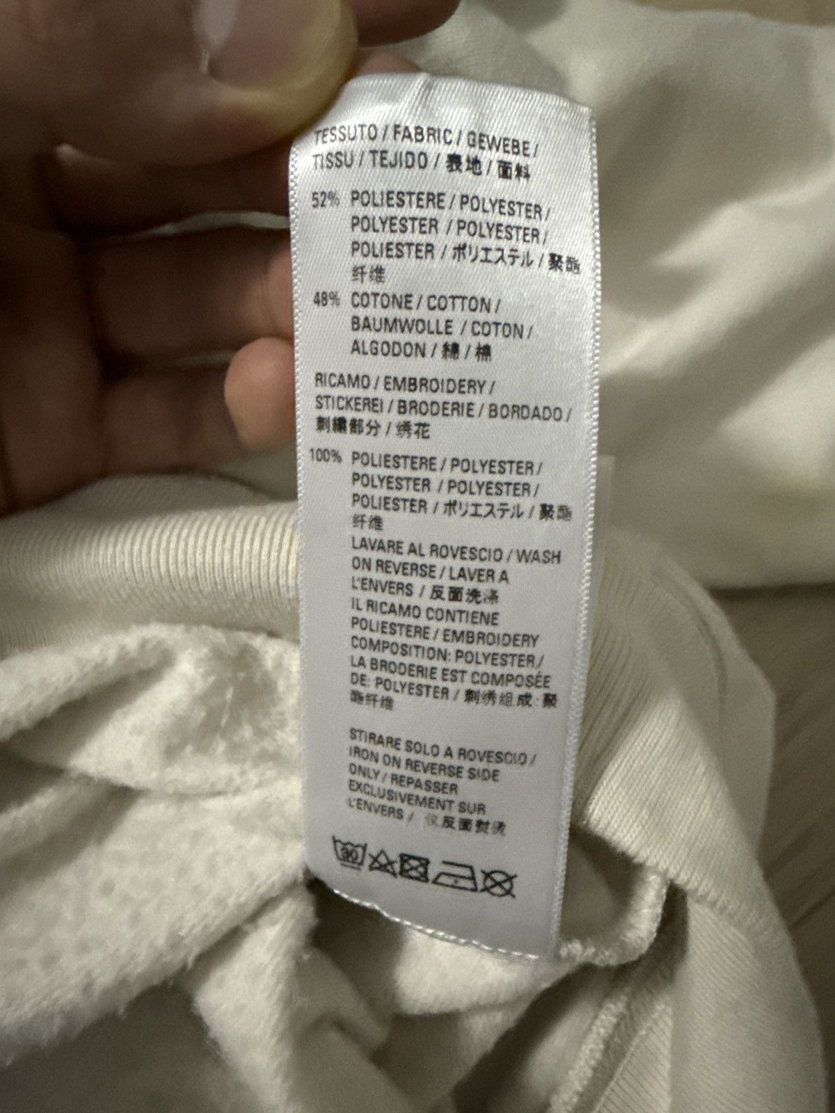 Balenciaga White Balenciaga Hoodie Size US L / EU 52-54 / 3 - 6 Thumbnail