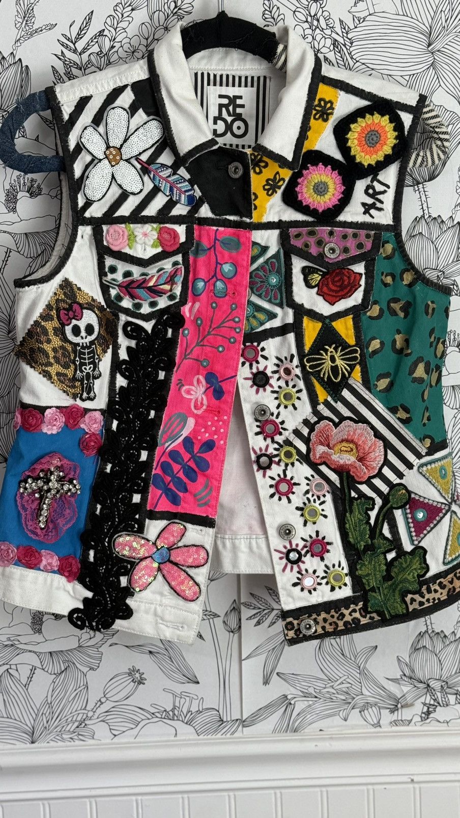 Other White denim vest Viva La Arte Size S / US 4 / IT 40 - 9 Thumbnail
