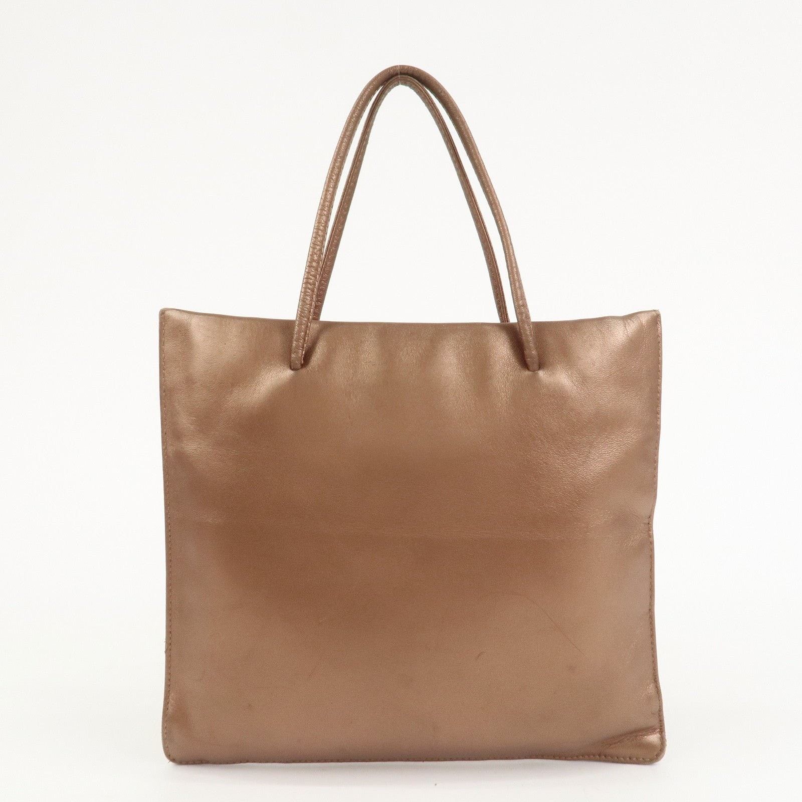 Loewe Loewe Anagram Calfskin Tote Brown Size ONE SIZE - 2 Thumbnail