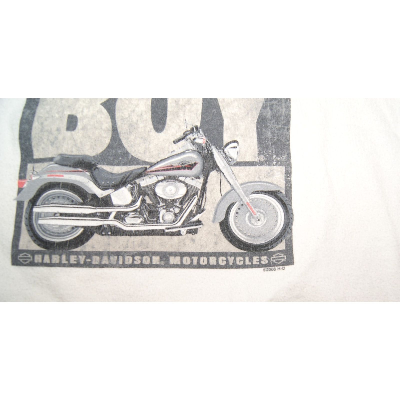 Harley Davidson VTG Y2K Harley Davidson White L TShirt USA Size US L / EU 52-54 / 3 - 4 Thumbnail