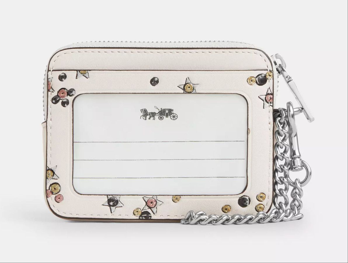 Coach NWT Coach Zip Card Case With Star Print CCO26 Size ONE SIZE - 10 Thumbnail
