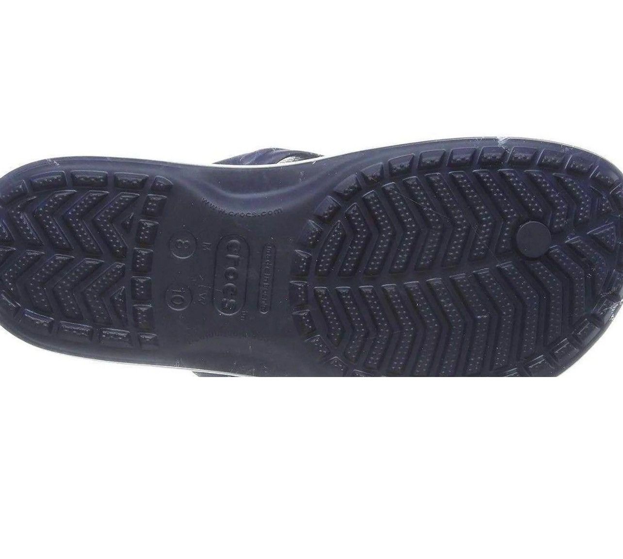 Crocs NWT Crocs Unisex Crocband Flip Flops, Bleu Marine Navy, 12 Size US 12 / EU 45 - 3 Thumbnail