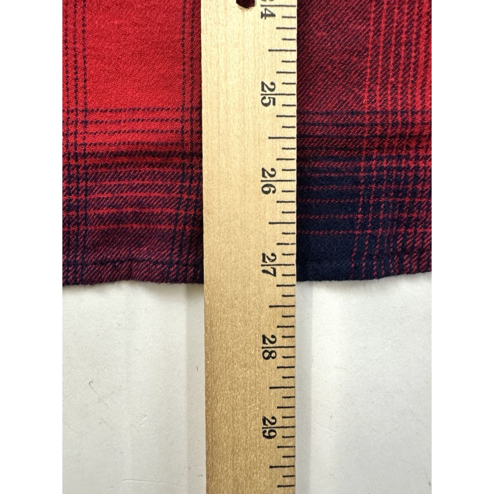 Madewell Madewell Shirt Womens L Red Blue Plaid Flannel Button-Up Casual Sleeve Collared Cotton Size L / US 10 / IT 46 - 5 Thumbnail