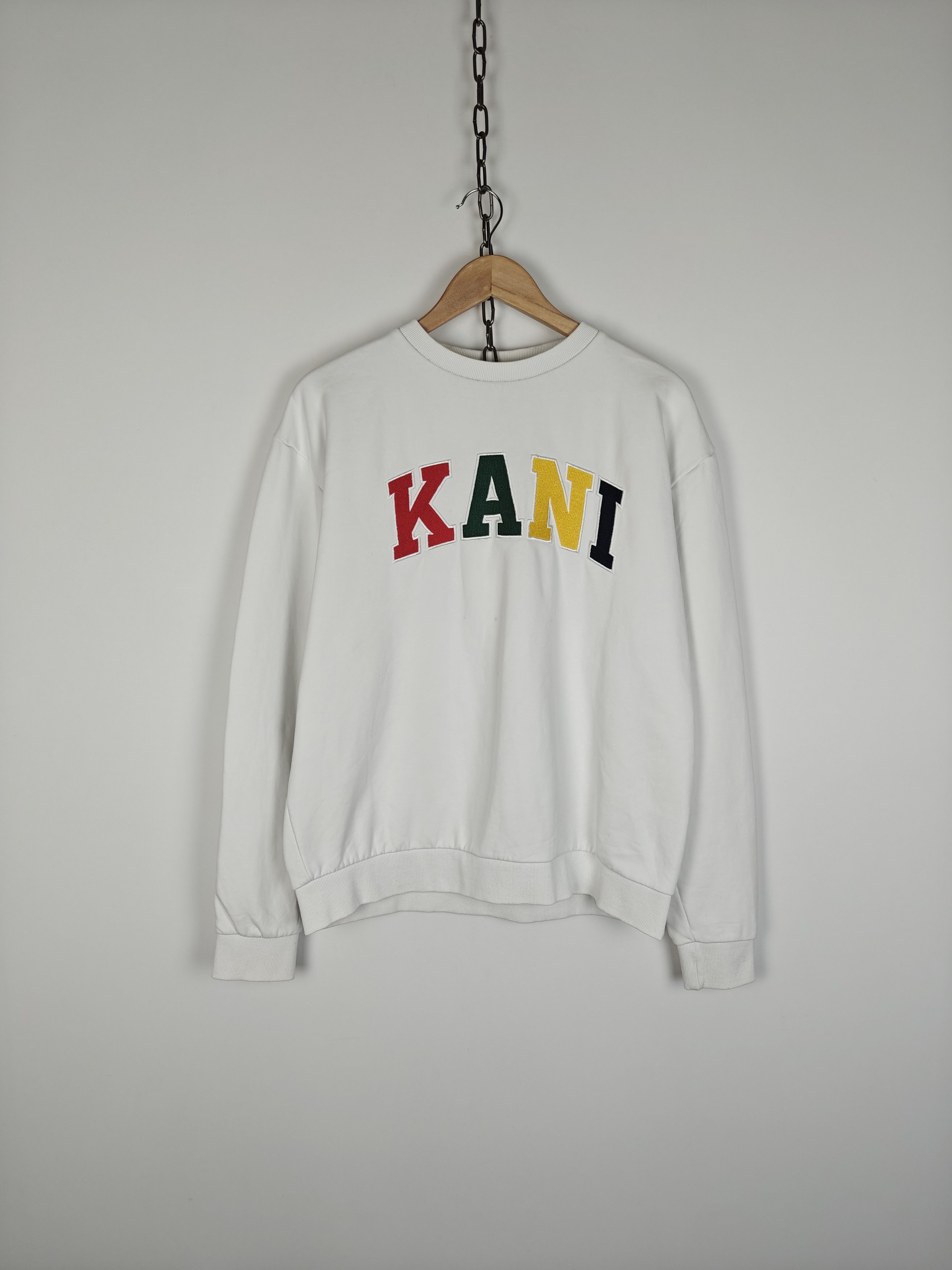 Karl Kani Karl Kani Sweatshirt Crewneck Center Logo White size M Size US M / EU 48-50 / 2 - 1 Thumbnail