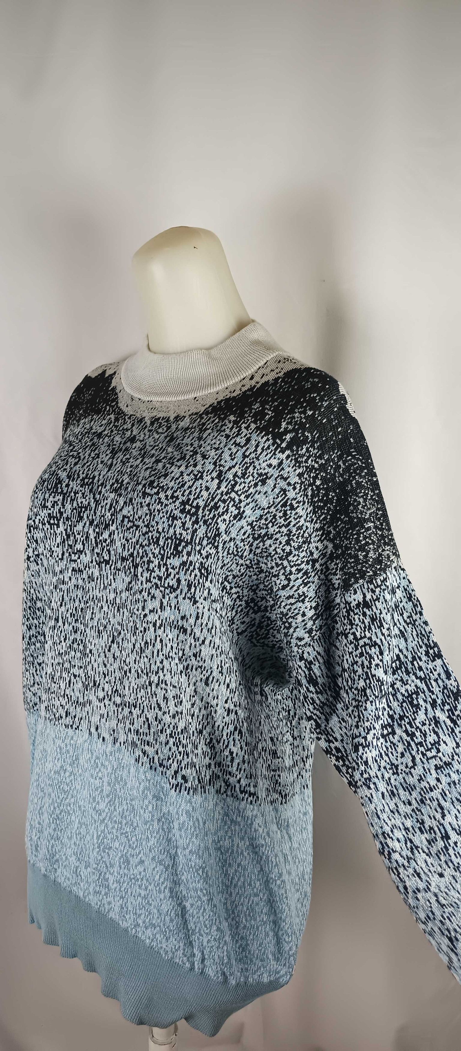 Designer × Kenzo KENZO PARIS Mix Color UNISEX Knit Sweater Jumper Neck Size L / US 10 / IT 46 - 17 Thumbnail
