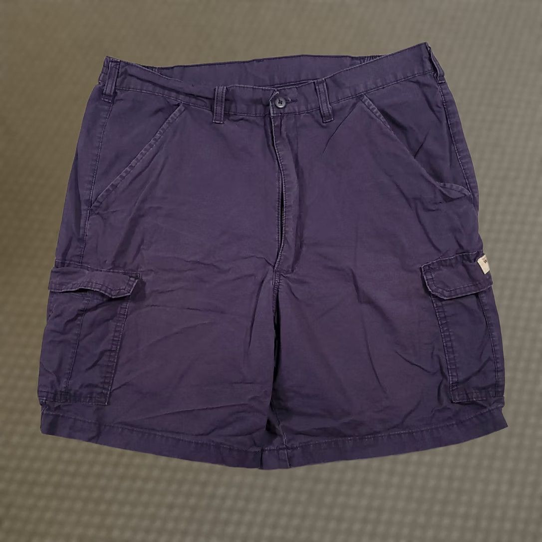 Wrangler VINTAGE Wrangler Cargo Shorts Mens 38 Blue Outdoor Utility Work Camp Actual 36X7.5 Size US 38 / EU 54 - 1 Thumbnail