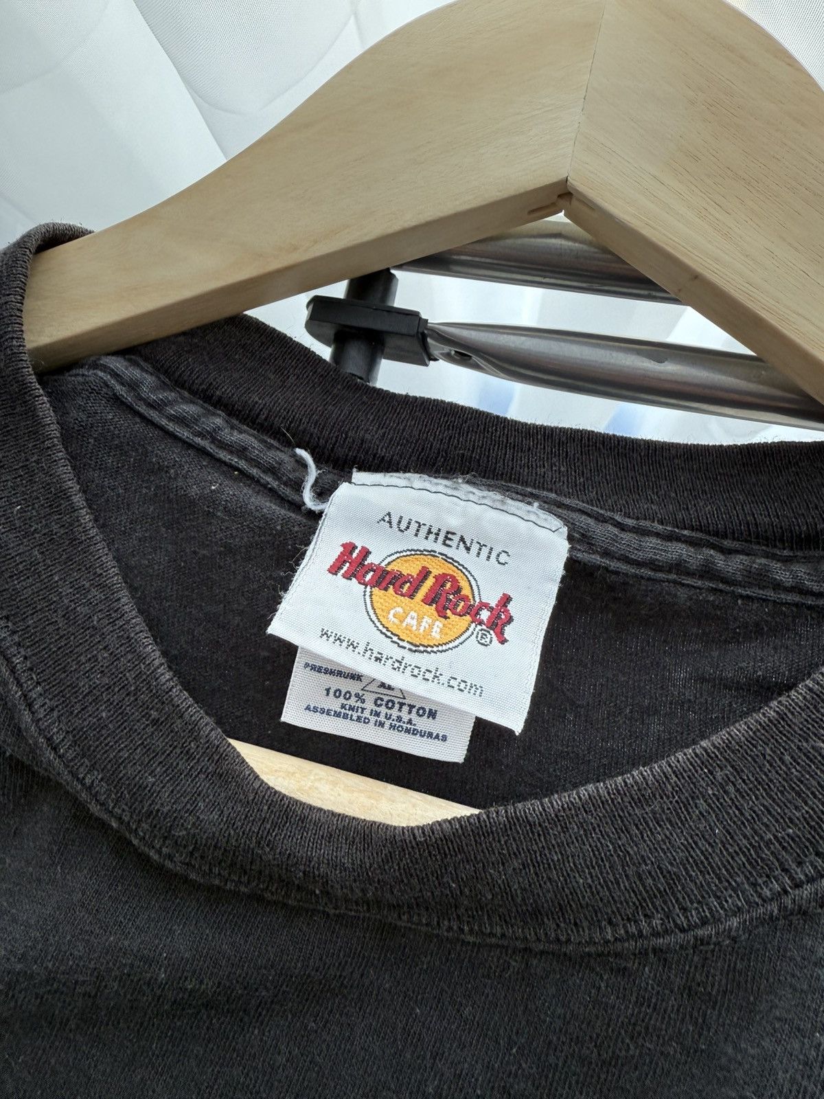Hard Rock Cafe Vintage 90s Hard Rock Cafe Hollywood Long Sleeve Size US XL / EU 56 / 4 - 5 Thumbnail