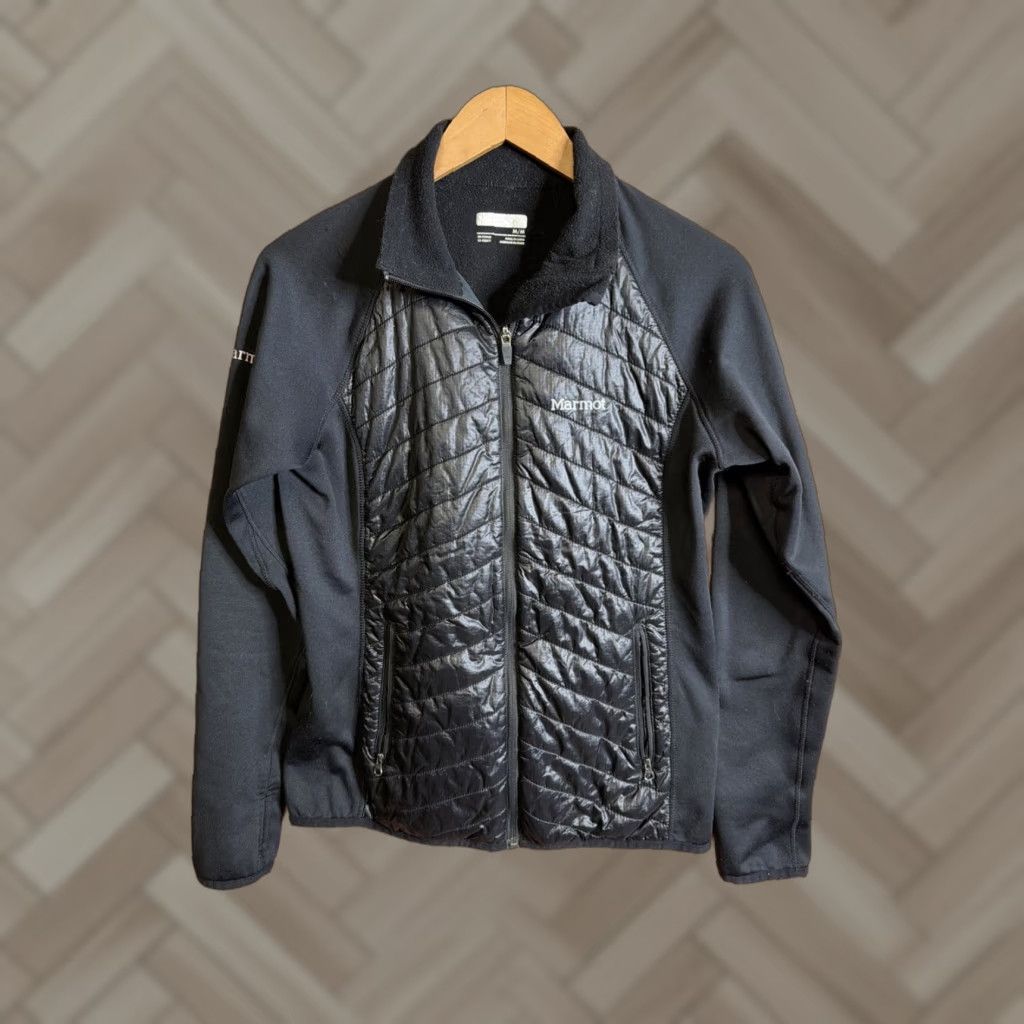 Marmot Marmot Variant Jacket Womens Medium Puffer Zip Quilted Insulated Black 2 Tone City Outdoor Casual Travel Regular Long Sleeve Mid-Length Full Zip Size M / US 6-8 / IT 42-44 - 1 Thumbnail