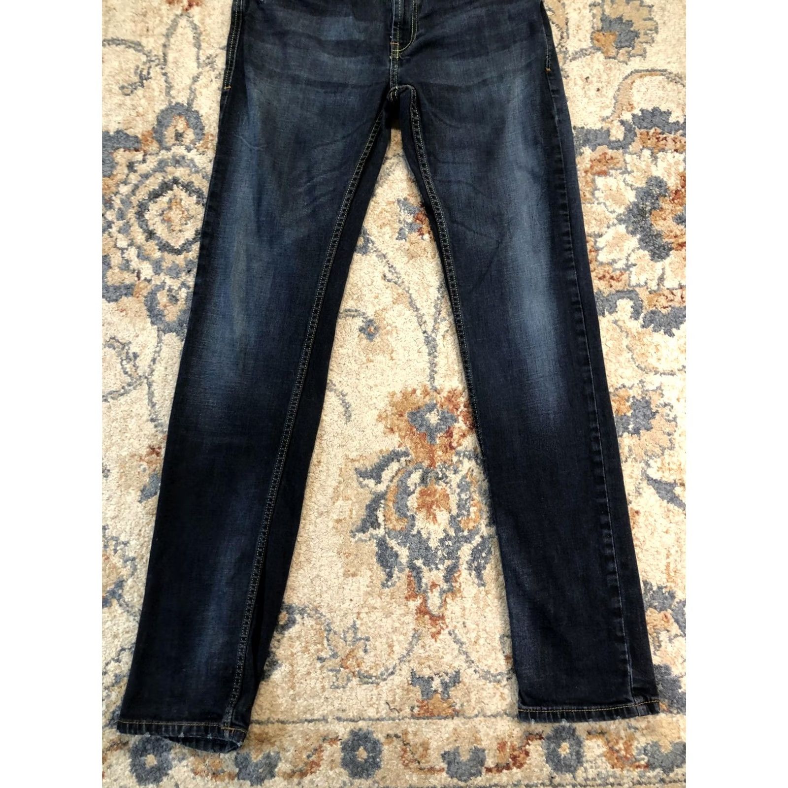 Diesel Diesel Jeans Mens Slim Skinny 30x33 Blue Dark Wash Denim Pants Casual Distressed Pockets Logo Size US 30 / EU 46 - 4 Thumbnail