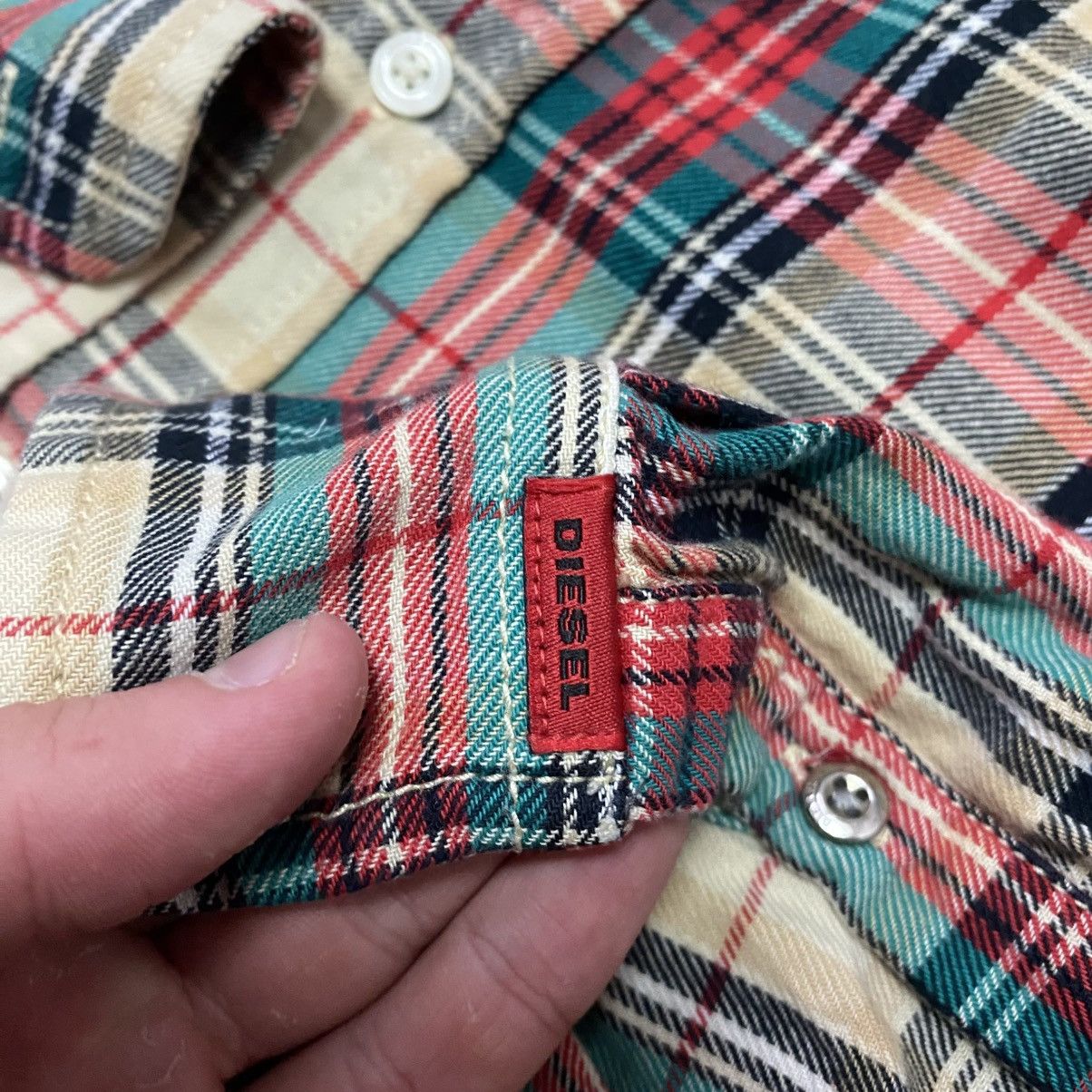 Diesel Luxury Diesel Streetwear small logo y2k opium button shirt Size US M / EU 48-50 / 2 - 8 Thumbnail