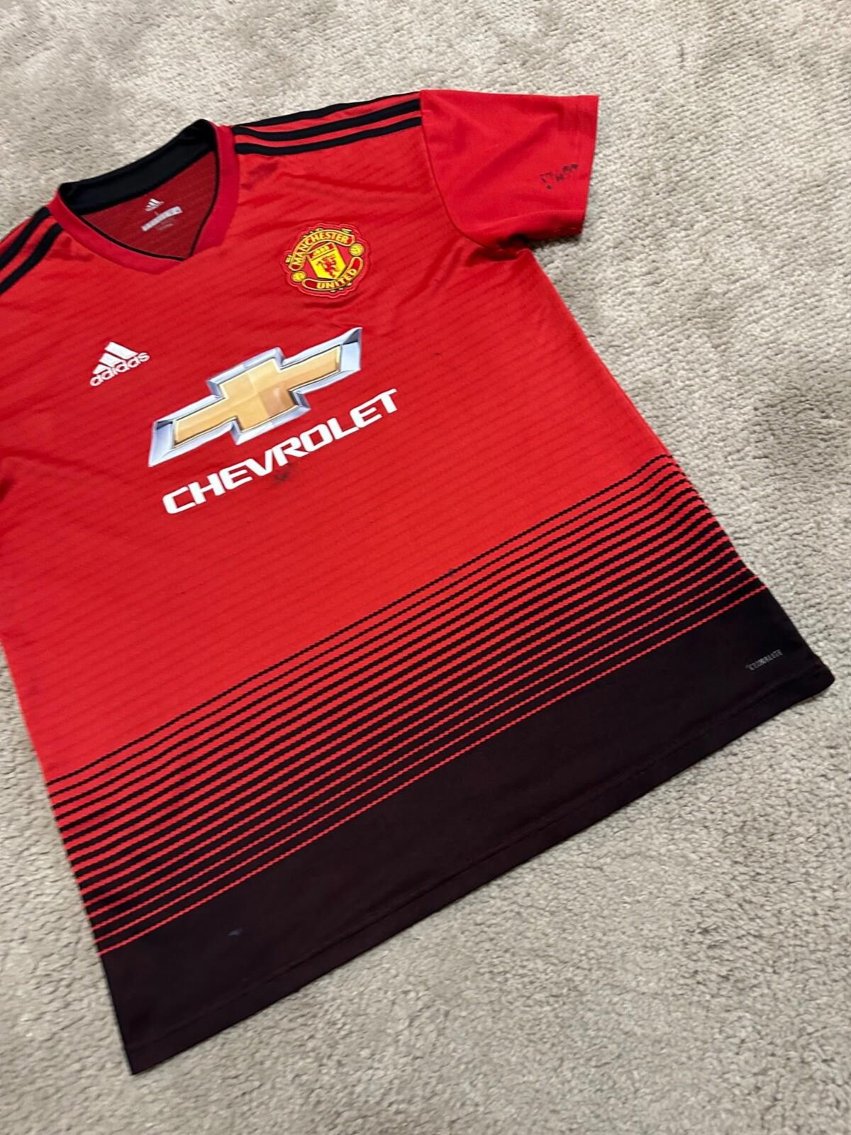 Adidas MANCHESTER UNITED 2018-19 HOME FOOTBALL SOCCER JERSEY SHIRT Size US L / EU 52-54 / 3 - 2 Thumbnail