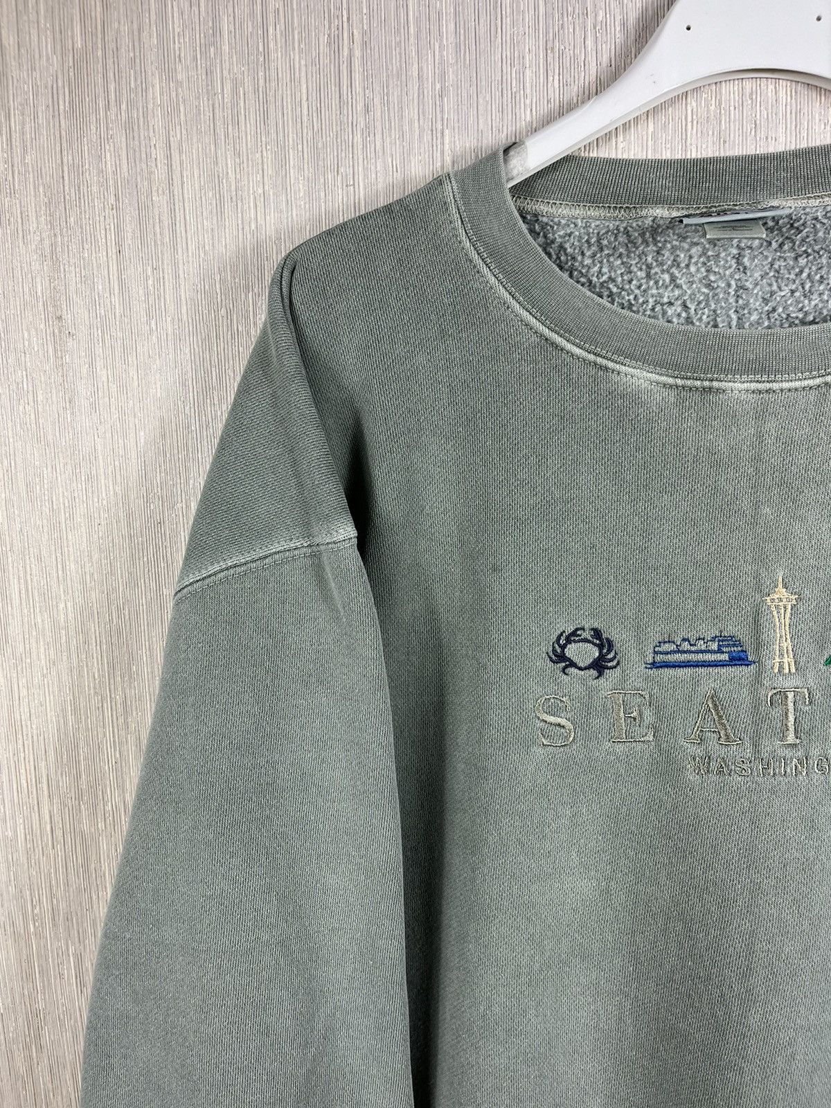 Anvil × Vintage Vintage Anvil washed 90s sweatshirt Seattle Washington logo Size US L / EU 52-54 / 3 - 6 Thumbnail