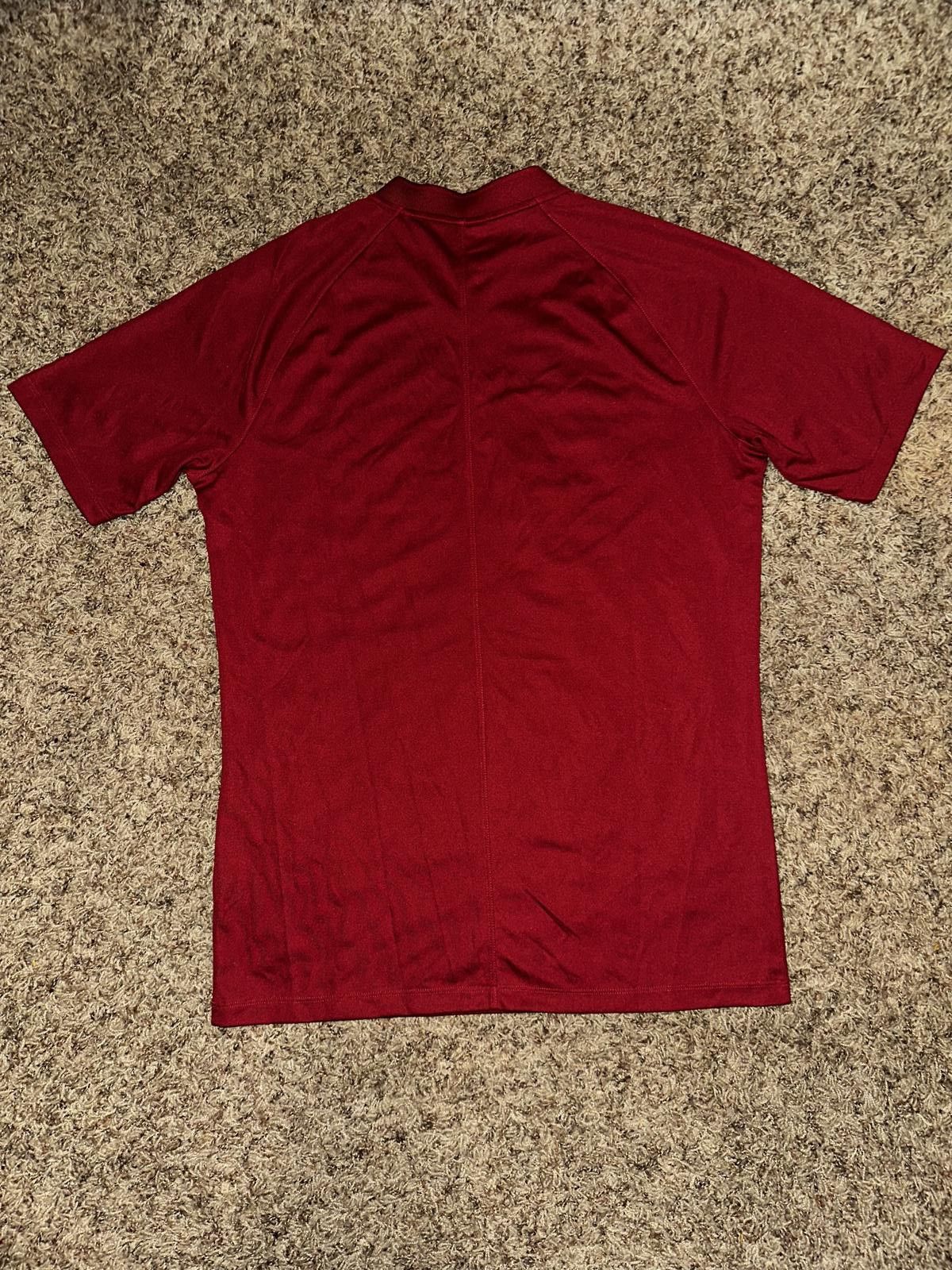 Nike Nike AeroReact Stripe Red Golf Polo Sample Size US M / EU 48-50 / 2 - 8 Thumbnail
