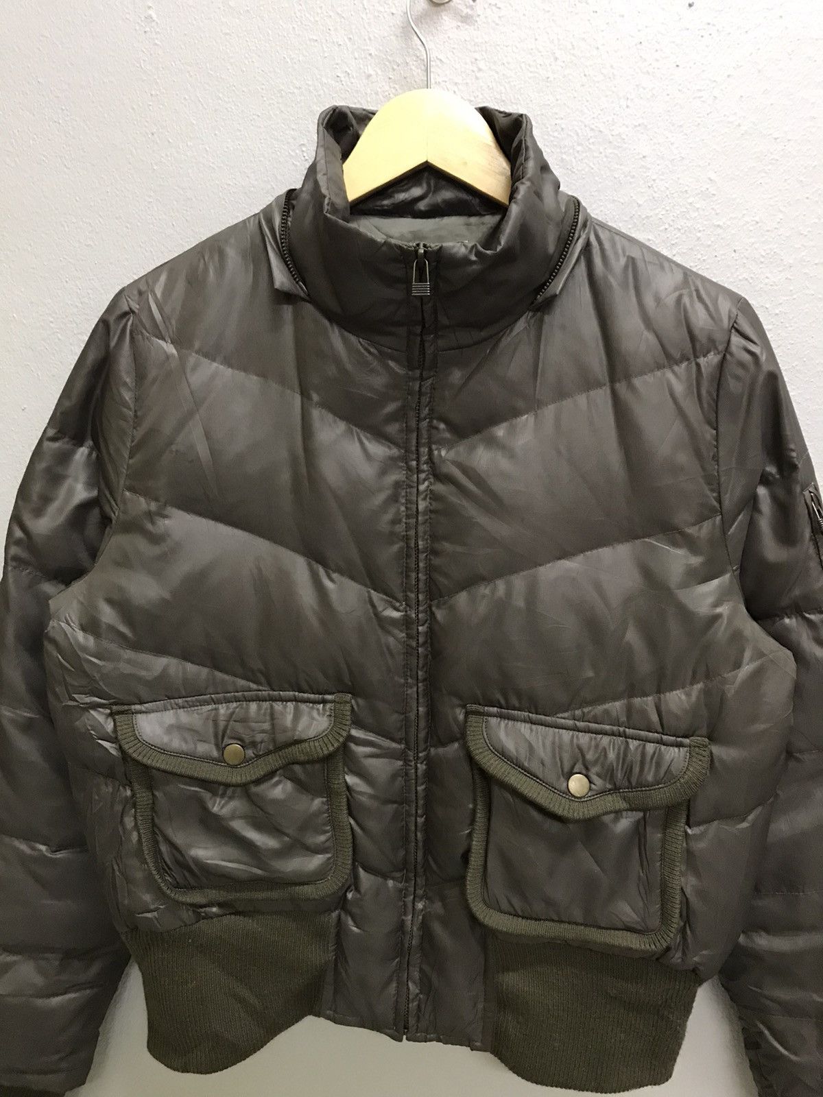 Japanese Brand ELLE PLANETE DOUBLE POCKET BOMBER JACKET Size US S / EU 44-46 / 1 - 4 Thumbnail