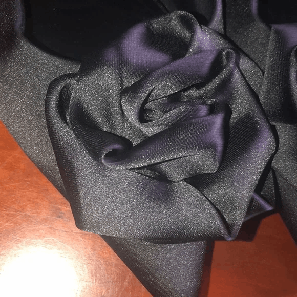 Zara Prwnd ZARA WOMAN STRAPLE FLAT SHOES WITH FLOWER BLACK sz40/9 Size US 10 / IT 40 - 3 Thumbnail