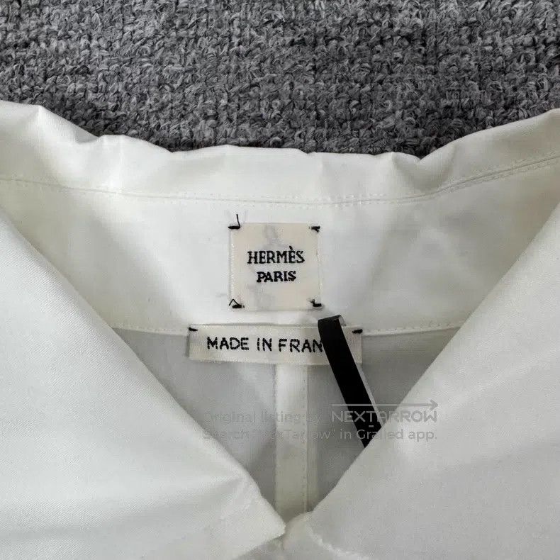 Hermes Hermes Pig Nose Button Shirt Dress Size XXS / US 00 / IT 34 - 6 Thumbnail