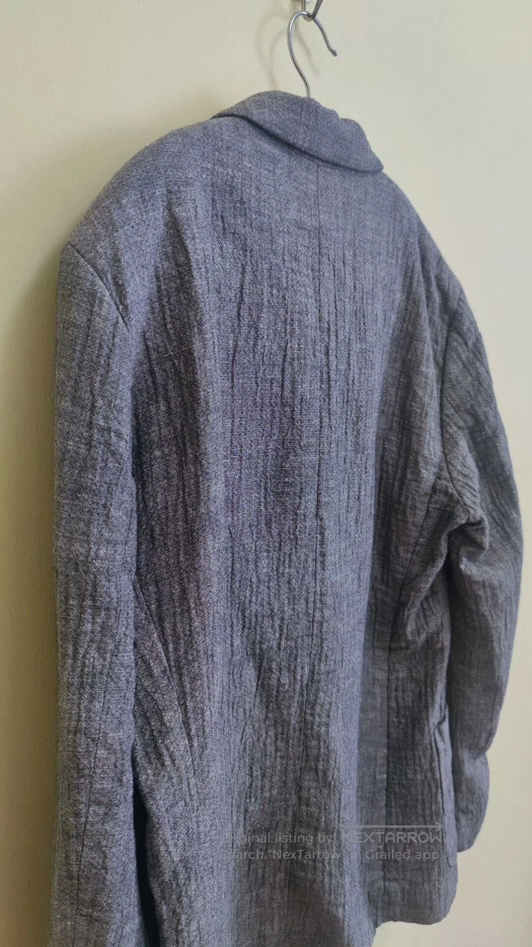 Issey Miyake Issey Miyake Gray Archive Pleated Suit Jacket. Size US M / EU 48-50 / 2 - 3 Thumbnail